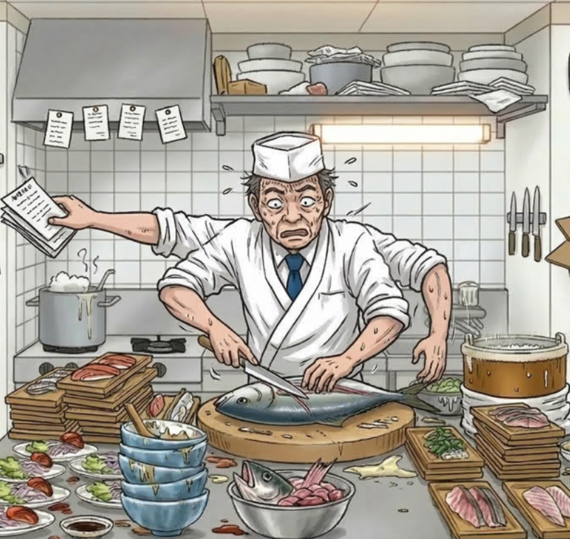 料理長一人体制の危険！