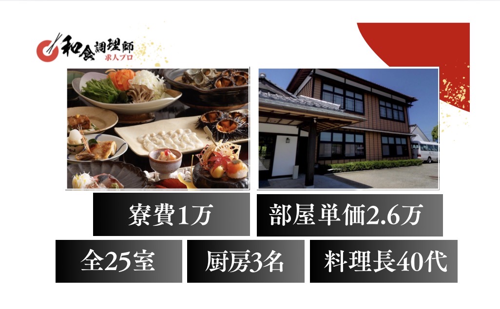 【和食調理師】【中堅】山口│手作りにこだわったお宿