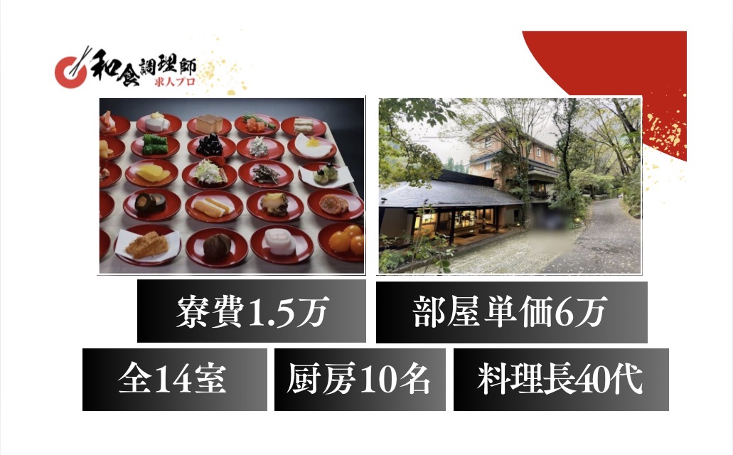 【和食調理師】【若手】霧島｜14室｜寮完備