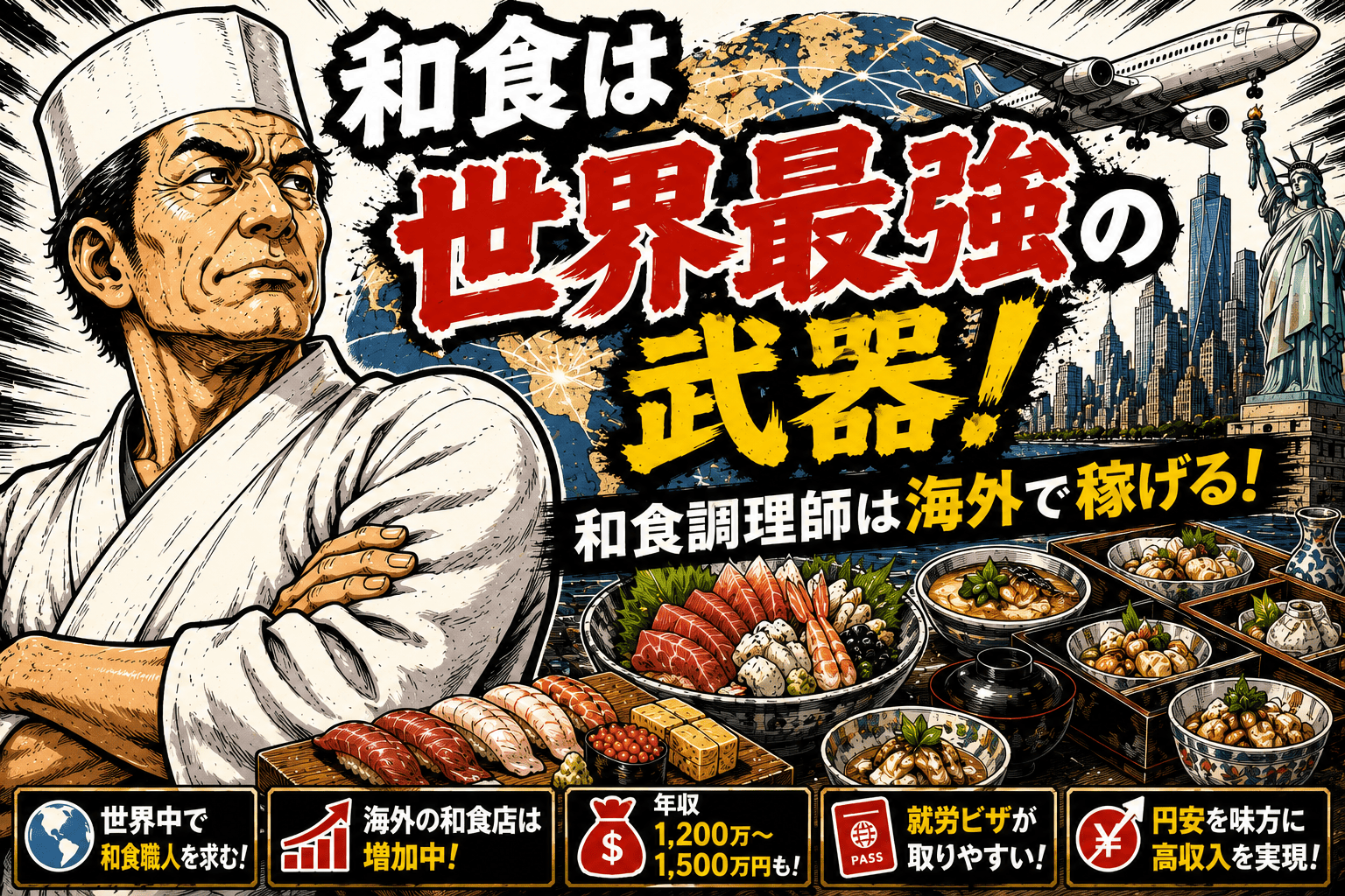 和食は世界最強の武器！