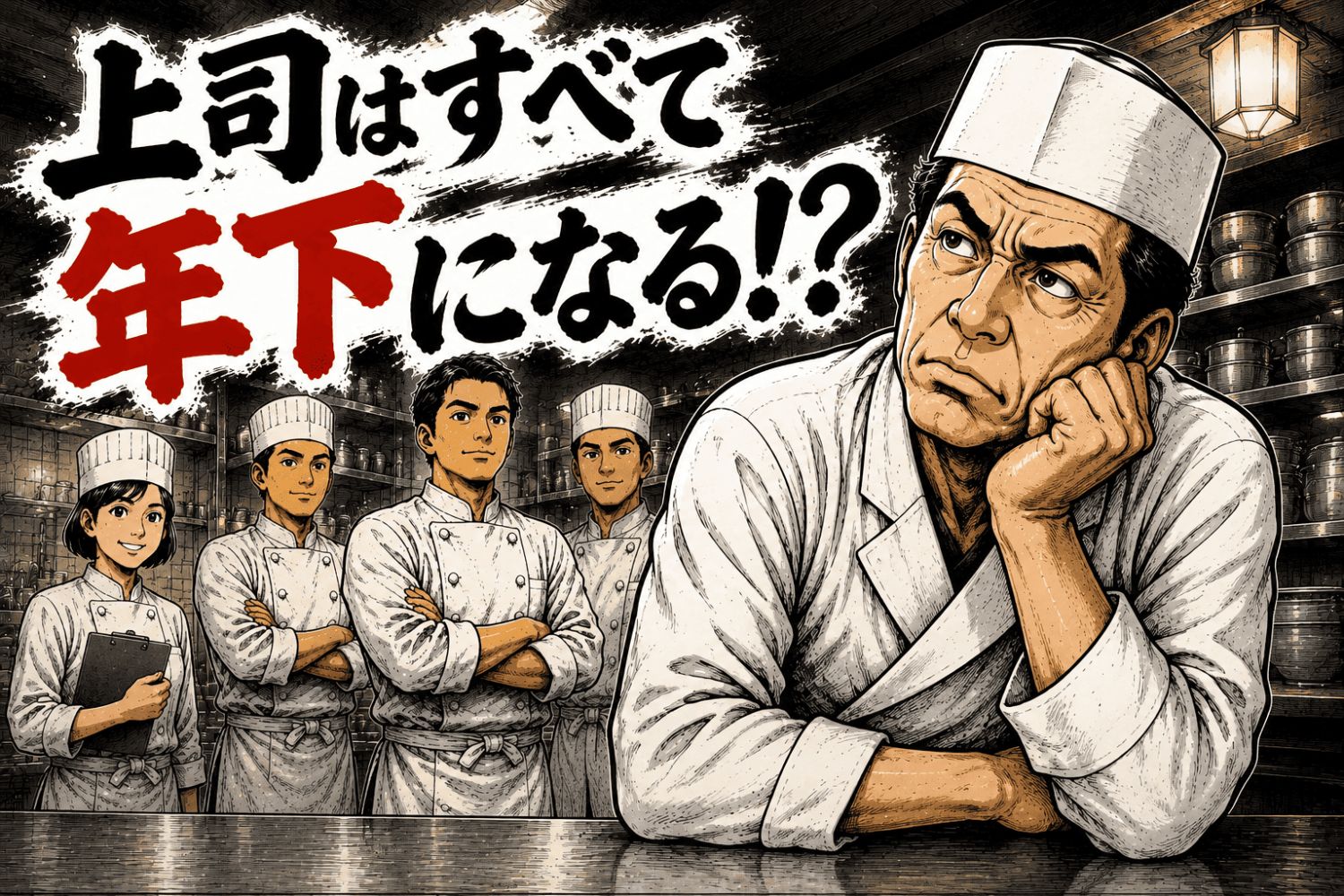 上司はすべて年下になる⁉