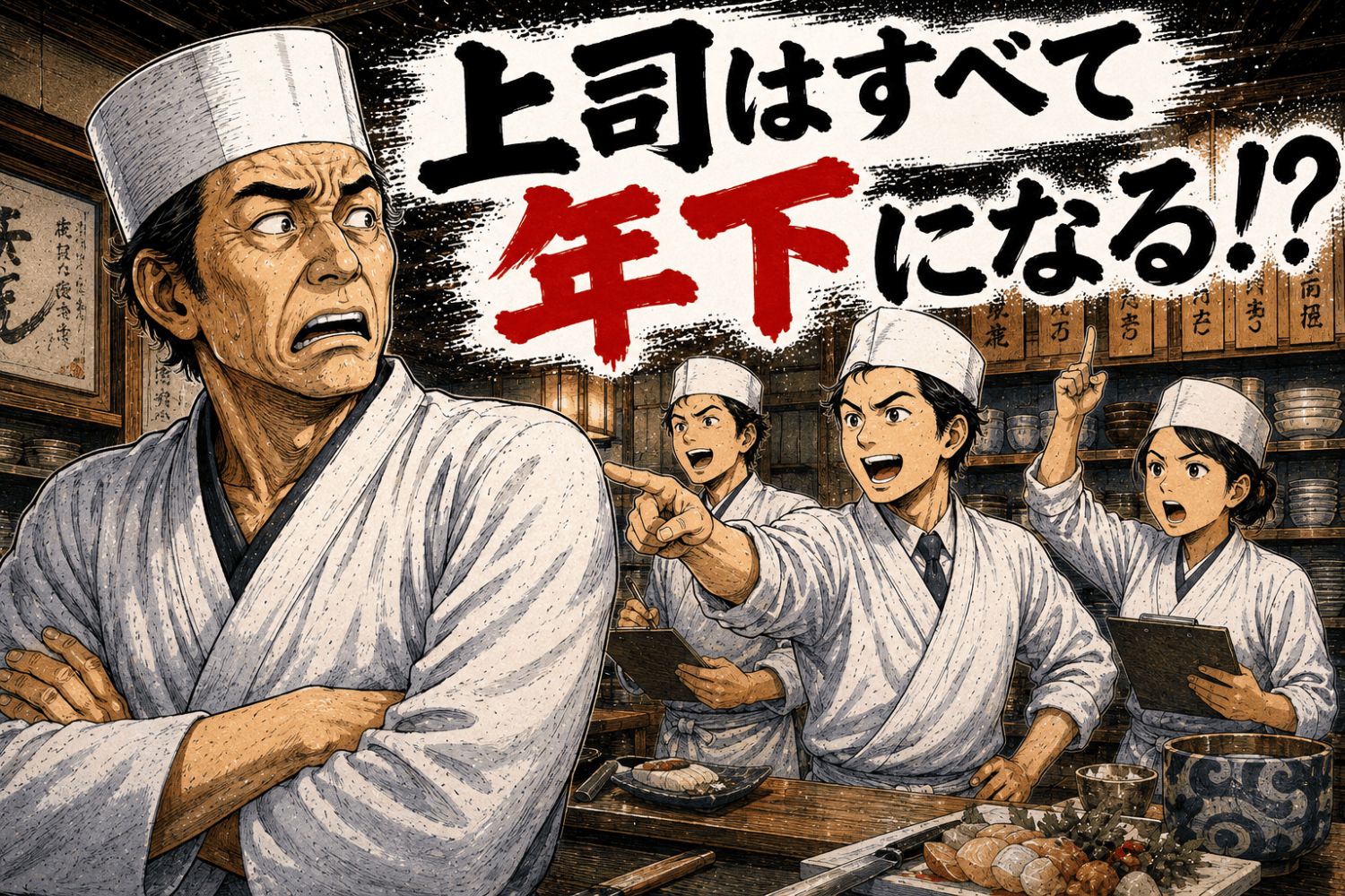 上司はすべて年下になる⁉