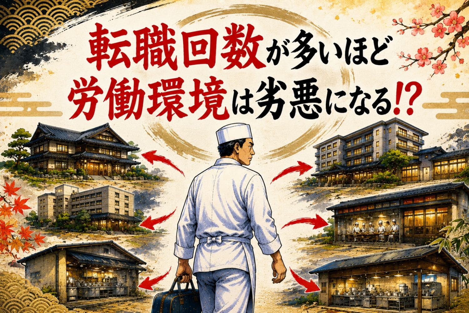 転職回数が多いほど労働環境は劣悪になる⁉