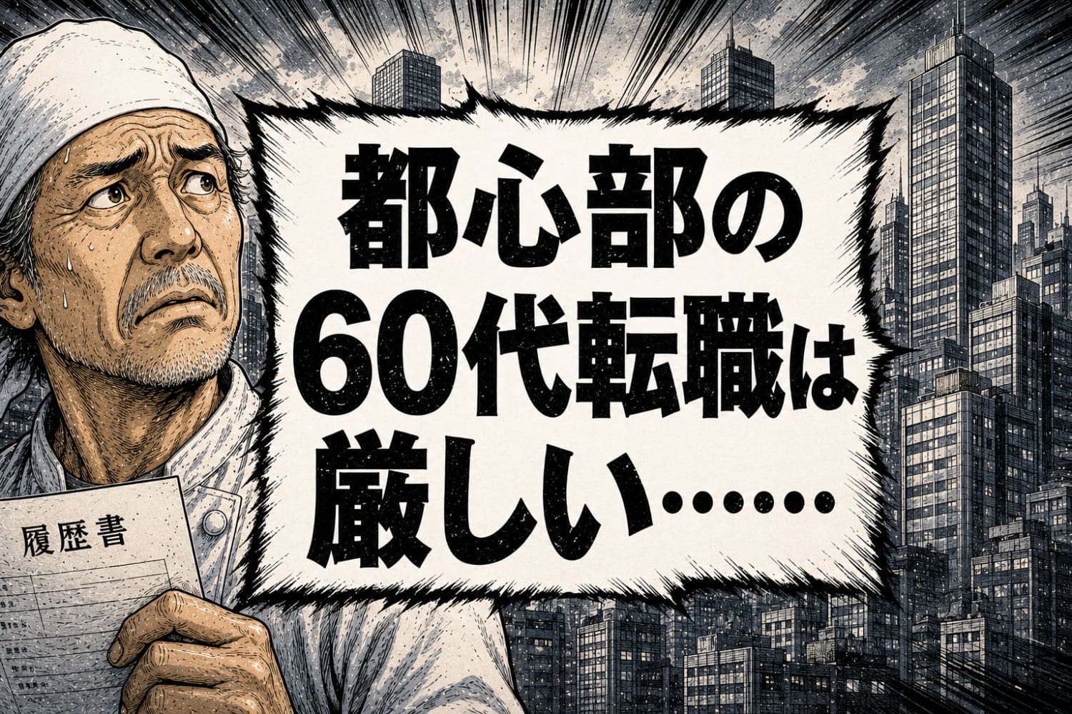 都心部の60代転職は厳しい……