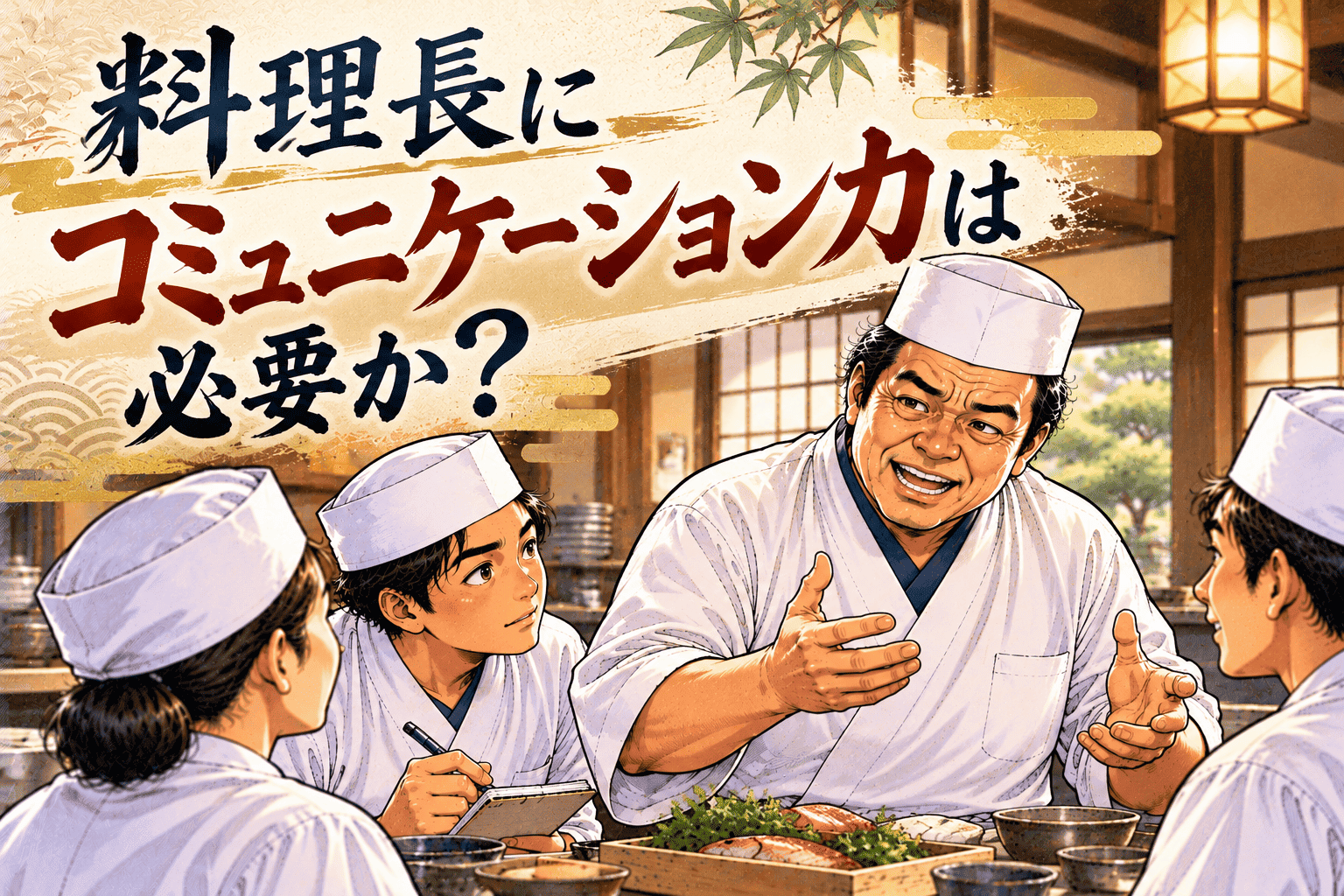 料理長に「コミュニケーション力」は必要か？